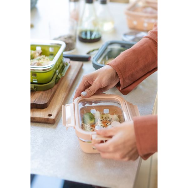 Контейнер для запекания, хранения и переноски продуктов в чехле Smart Solutions, 370 мл, бежевый, Smart Solutions, изображение 14