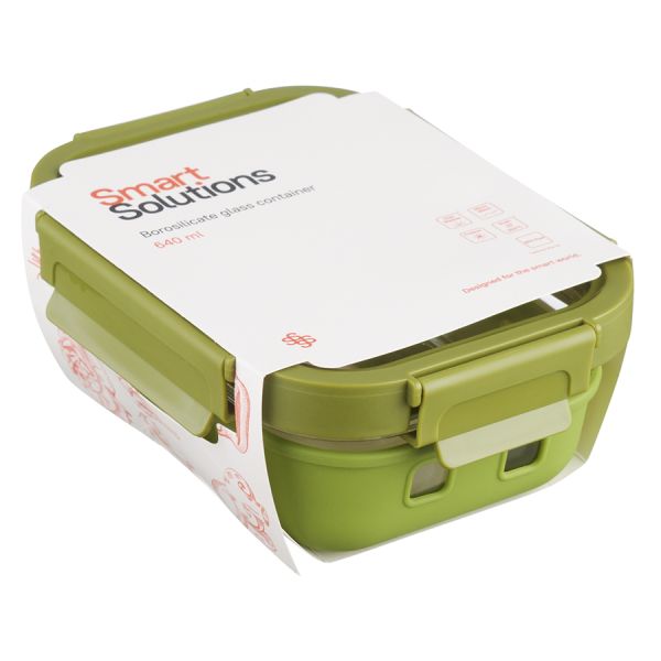 Контейнер для запекания, хранения и переноски продуктов в чехле Smart Solutions, 640 мл, зеленый, Smart Solutions, изображение 24