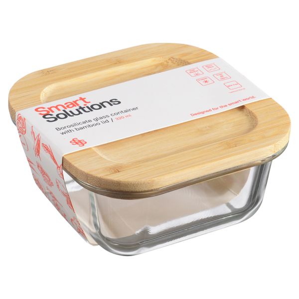 Контейнер для запекания и хранения Smart Solutions с крышкой из бамбука, 320 мл, Smart Solutions, изображение 10