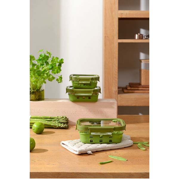 Контейнер для запекания, хранения и переноски продуктов в чехле Smart Solutions, 640 мл, зеленый, Smart Solutions, изображение 25