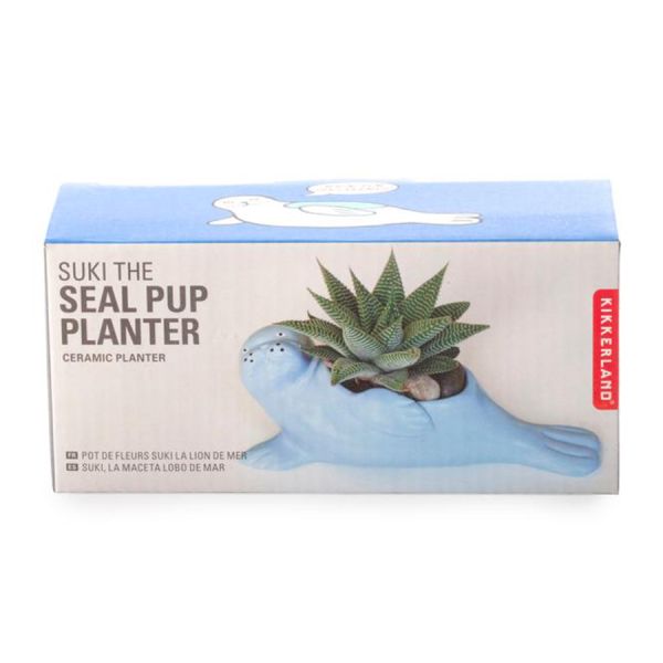 Кашпо Suki The Seal Pup, Kikkerland, изображение 3