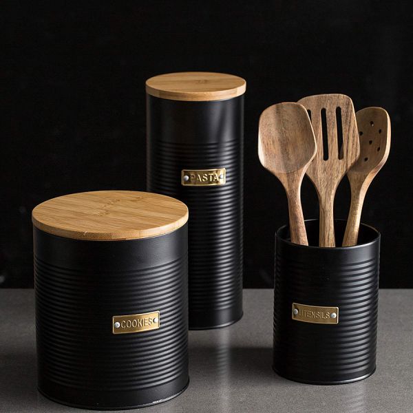 Емкость для хранения пасты Otto черная 2 л, TYPHOON, изображение 3