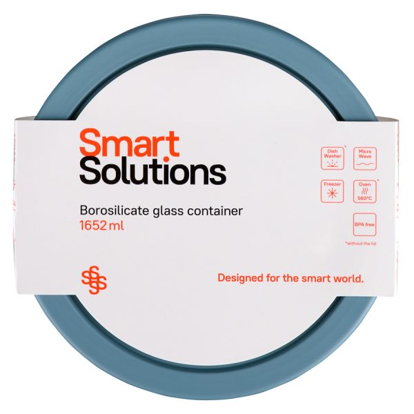 Контейнер для запекания и хранения Smart Solutions, 1652 мл, синий, Smart Solutions, изображение 14