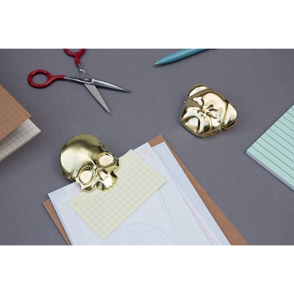 Зажим для пакетов Skull, латунь, Suck UK, изображение 6