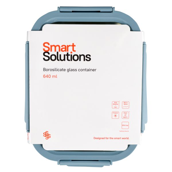 Контейнер для запекания, хранения и переноски продуктов в чехле Smart Solutions, 640 мл, синий, Smart Solutions, изображение 27
