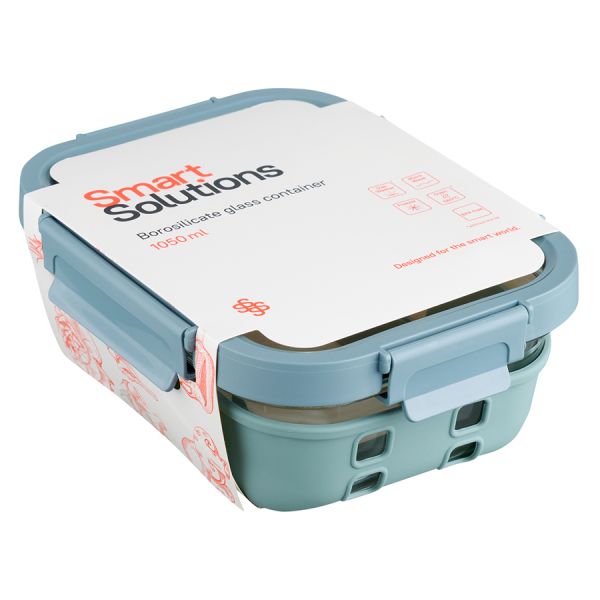 Контейнер для запекания, хранения и переноски продуктов в чехле Smart Solutions, 1050 мл, синий, Smart Solutions, изображение 28