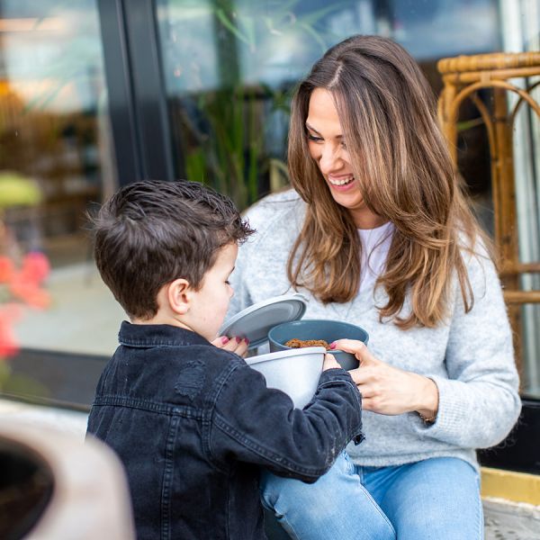 Контейнер для хранения Connect, Organic, 1 л, темно-серый, Koziol, изображение 8