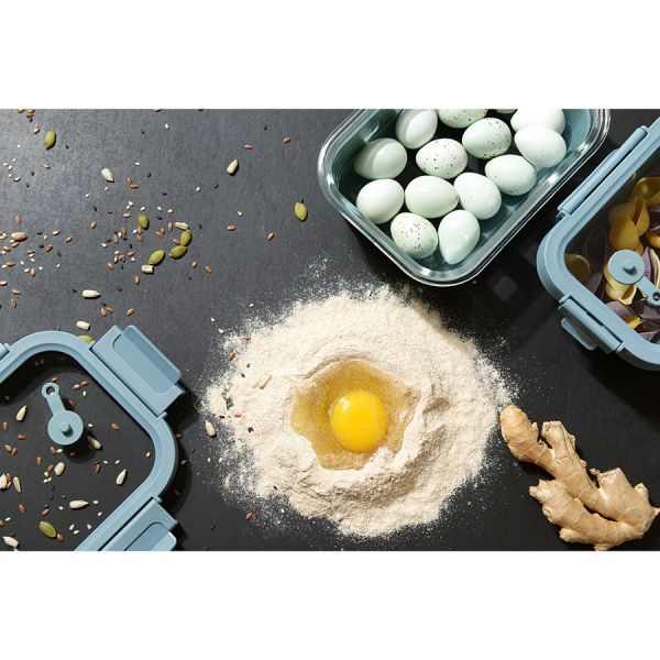 Контейнер для запекания, хранения и переноски продуктов в чехле Smart Solutions, 640 мл, синий, Smart Solutions, изображение 7