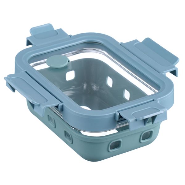 Контейнер для запекания, хранения и переноски продуктов в чехле Smart Solutions, 370 мл, синий, Smart Solutions, изображение 11