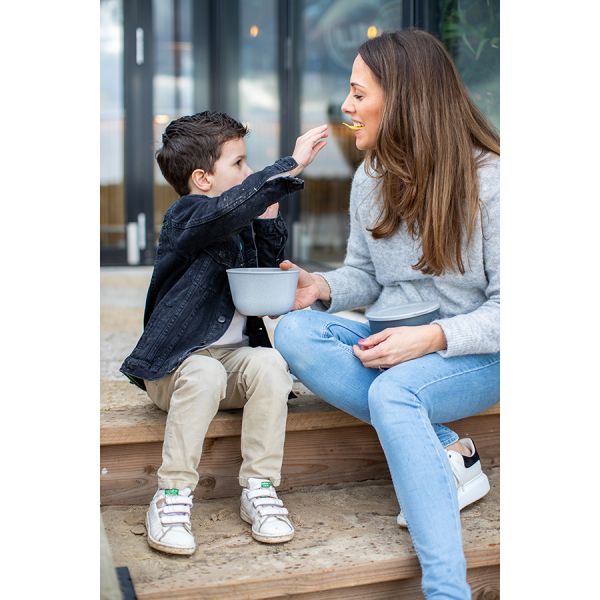 Контейнер для хранения Connect, Organic, 1 л, темно-серый, Koziol, изображение 9