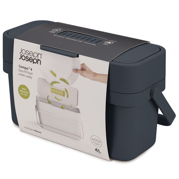 Контейнер для пищевых отходов Compo 4 графит, Joseph Joseph, изображение 7