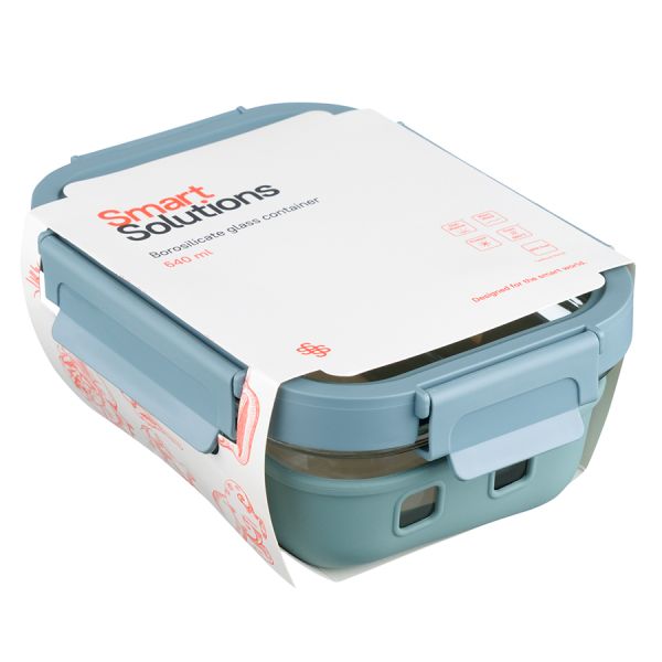 Контейнер для запекания, хранения и переноски продуктов в чехле Smart Solutions, 640 мл, синий, Smart Solutions, изображение 28