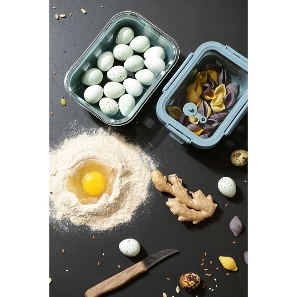 Контейнер для запекания, хранения и переноски продуктов в чехле Smart Solutions, 1050 мл, синий, Smart Solutions, изображение 7