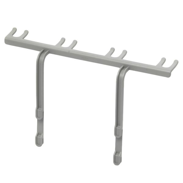 Коврик для сушки посуды с отсеком для столовых приборов Udry, тёмно-серый, Umbra, изображение 9