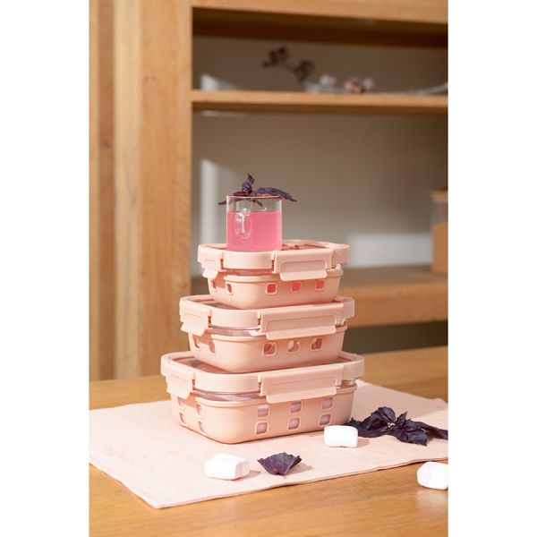 Контейнер для запекания, хранения и переноски продуктов в чехле Smart Solutions, 640 мл, бежевый, Smart Solutions, изображение 7