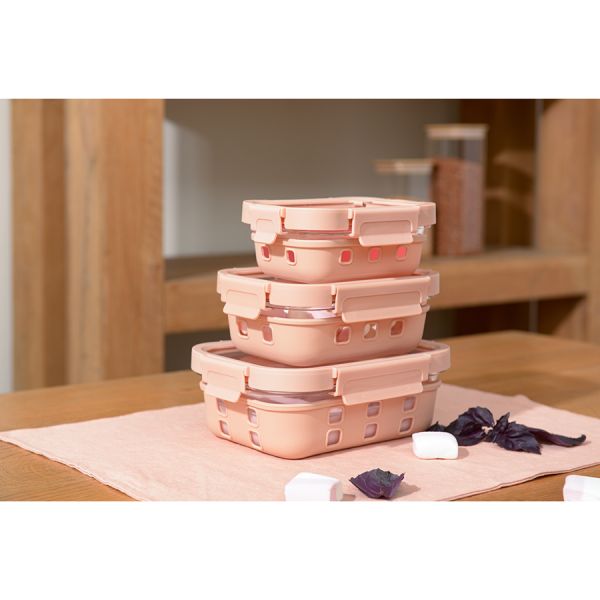 Контейнер для запекания, хранения и переноски продуктов в чехле Smart Solutions, 1050 мл, бежевый, Smart Solutions, изображение 3