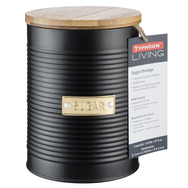 Емкость для хранения сахара Otto черная 1,4 л, TYPHOON, изображение 16