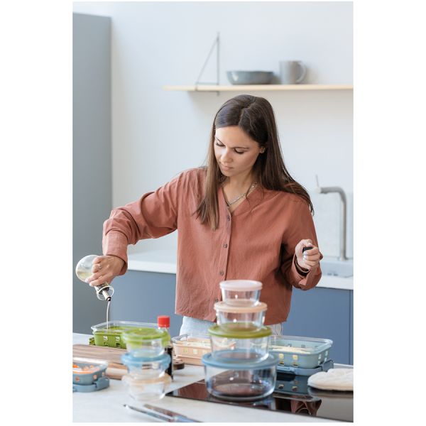 Контейнер для запекания, хранения и переноски продуктов в чехле Smart Solutions, 370 мл, бежевый, Smart Solutions, изображение 12