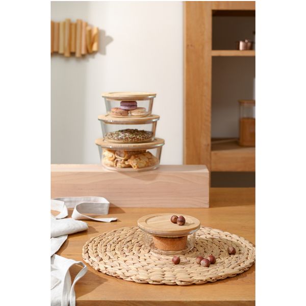 Контейнер для запекания и хранения Smart Solutions с крышкой из бамбука, 400 мл, Smart Solutions, изображение 13