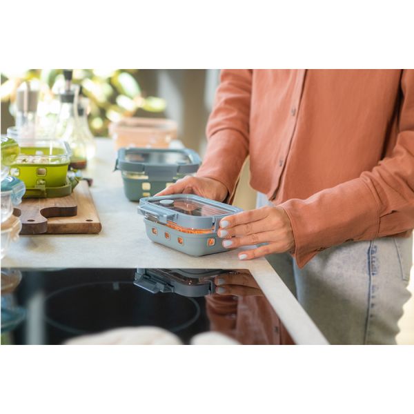 Контейнер для запекания, хранения и переноски продуктов в чехле Smart Solutions, 640 мл, синий, Smart Solutions, изображение 20