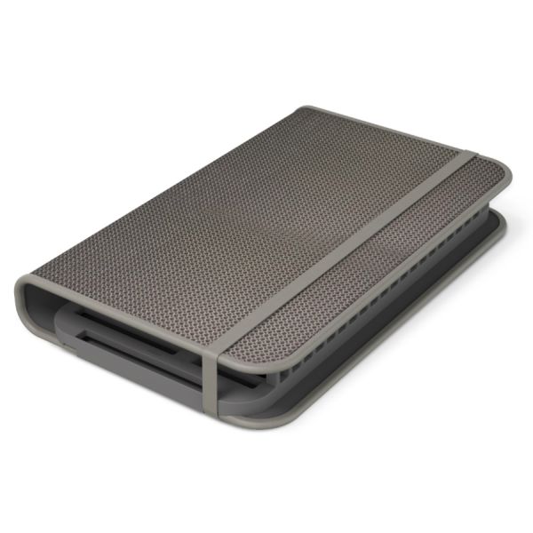 Коврик для сушки посуды с отсеком для столовых приборов Udry, тёмно-серый, Umbra, изображение 11