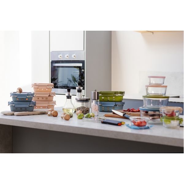 Контейнер для запекания, хранения и переноски продуктов в чехле Smart Solutions, 640 мл, синий, Smart Solutions, изображение 15