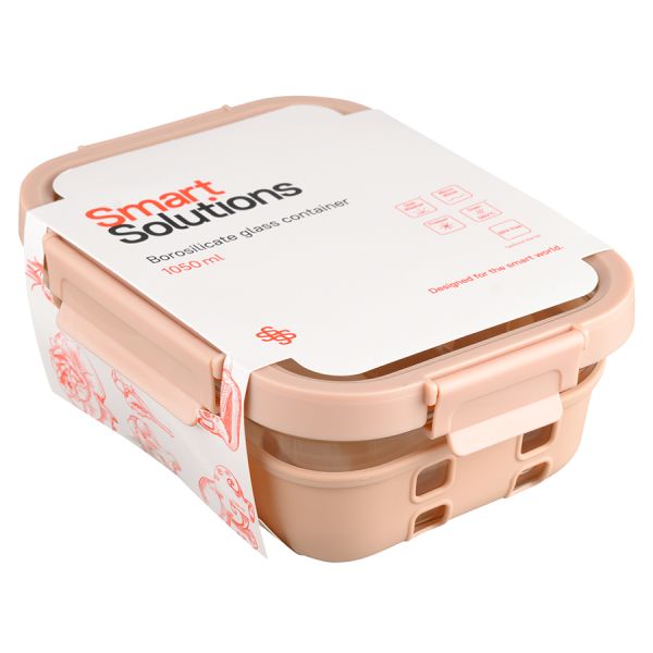 Контейнер для запекания, хранения и переноски продуктов в чехле Smart Solutions, 1050 мл, бежевый, Smart Solutions, изображение 23