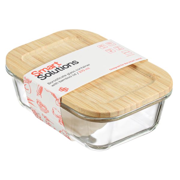 Контейнер для запекания и хранения Smart Solutions с крышкой из бамбука, 370 мл, Smart Solutions, изображение 10