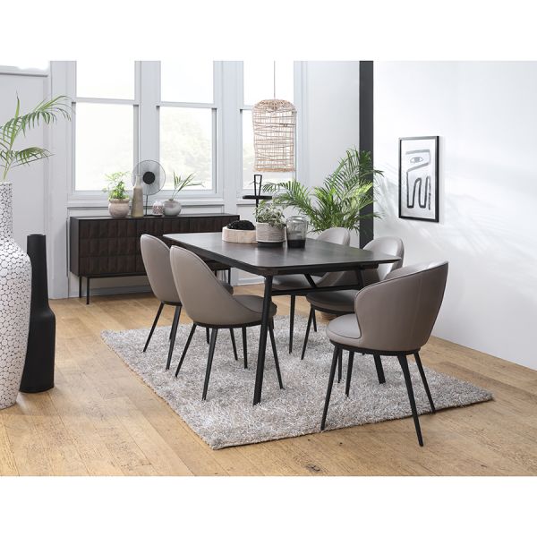 Комод Unique Furniture, Latina, 2 секции, 107х45х79 см, Unique Furniture, изображение 3