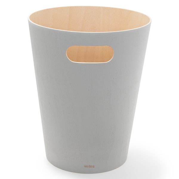 Корзина для мусора Woodrow светло-серая, Umbra, изображение 3