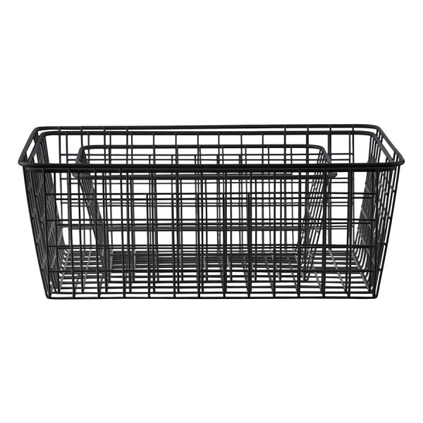 Корзина для хранения Mina, 28х22х12 см, черная, Bergenson Bjorn, изображение 2