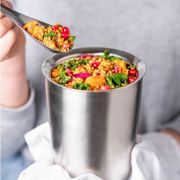 Ланч-бокс для горячего Thermo-pot, 550 мл, Black+Blum, изображение 12