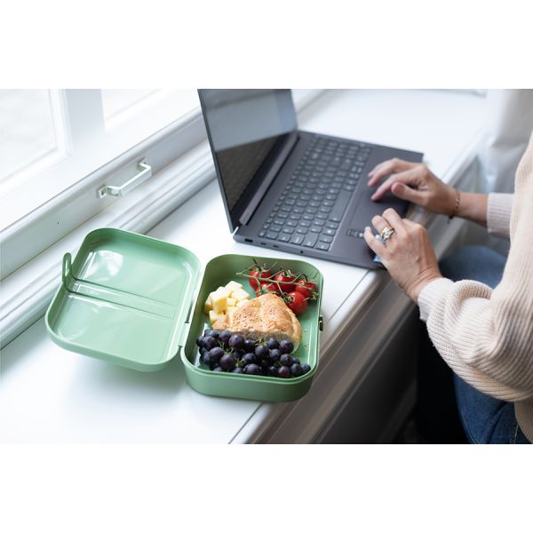 Ланч-бокс Pascal, Organic, 23,3х6,7х17 см, песочный, Koziol, изображение 2