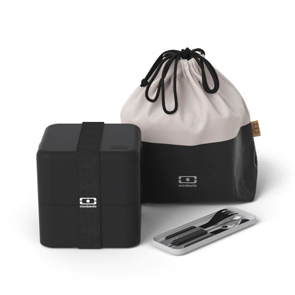 Мешочек для ланча MB Pochette L, black onyx, Monbento, изображение 2