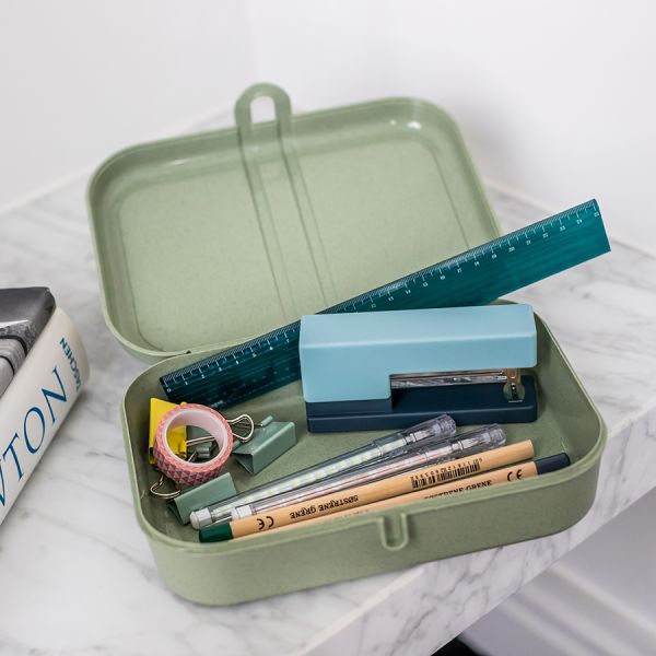 Ланч-бокс Pascal, Organic, 23,3х6,7х17 см, красный, Koziol, изображение 5