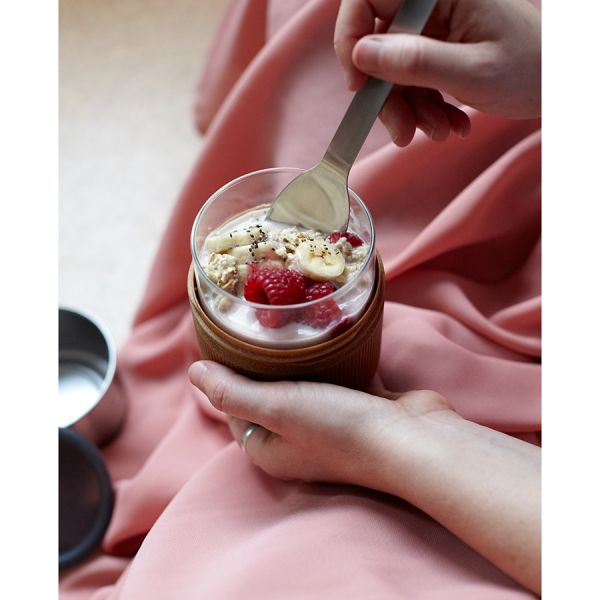 Ланч-бокс Glass Lunch Pot, 450 мл, коричневый, Black+Blum, изображение 17