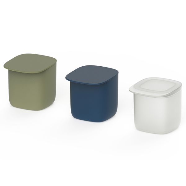 Контейнер для хранения с плоской крышкой, 600 мл, зеленый, Qualy, изображение 2