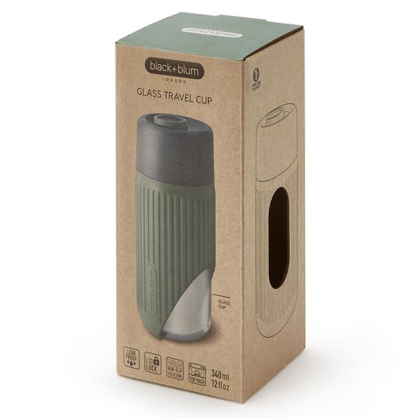 Кружка Travel Cup, 340 мл, зеленая, Black+Blum, изображение 23