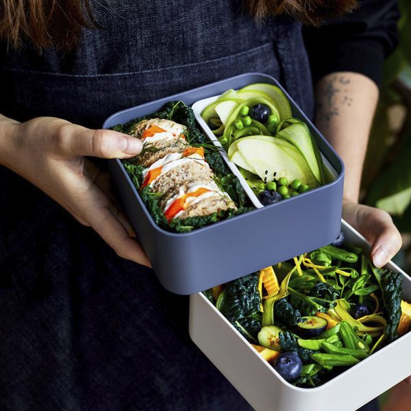 Ланч-бокс MB Square, blue natural, Monbento, изображение 2