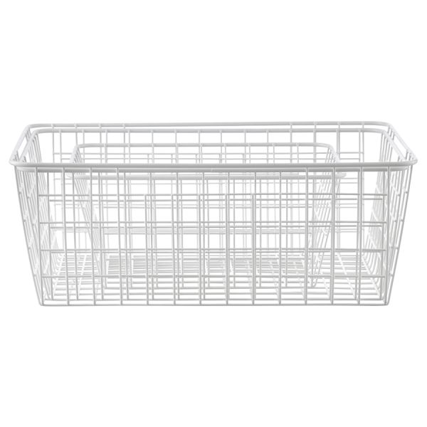 Корзина для хранения Mina, 28х22х12 см, белая, Bergenson Bjorn, изображение 2