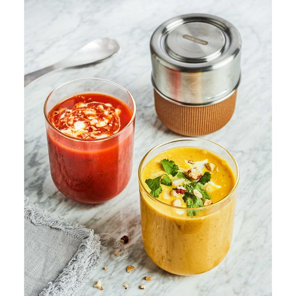 Ланч-бокс Glass Lunch Pot, 450 мл, коричневый, Black+Blum, изображение 3