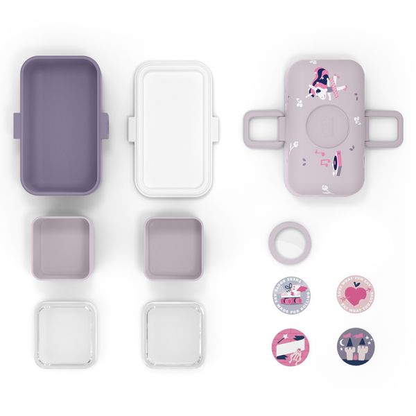 Ланч-бокс MB Tresor, purple ballet, Monbento, изображение 4