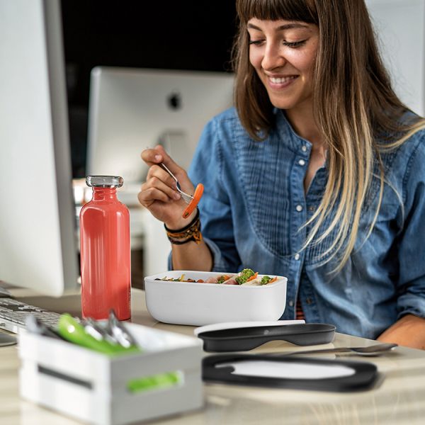 Ланч-бокс On The Go, 900 мл, белый, Guzzini, изображение 2