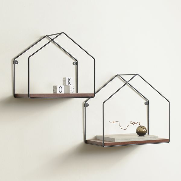 Набор полок настенных Rettura, черный, 2 шт., Bergenson Bjorn, изображение 4