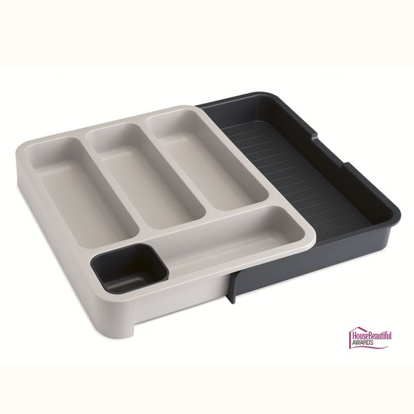 Органайзер для столовых приборов DrawerStore™ раздвижной серый, Joseph Joseph, изображение 7