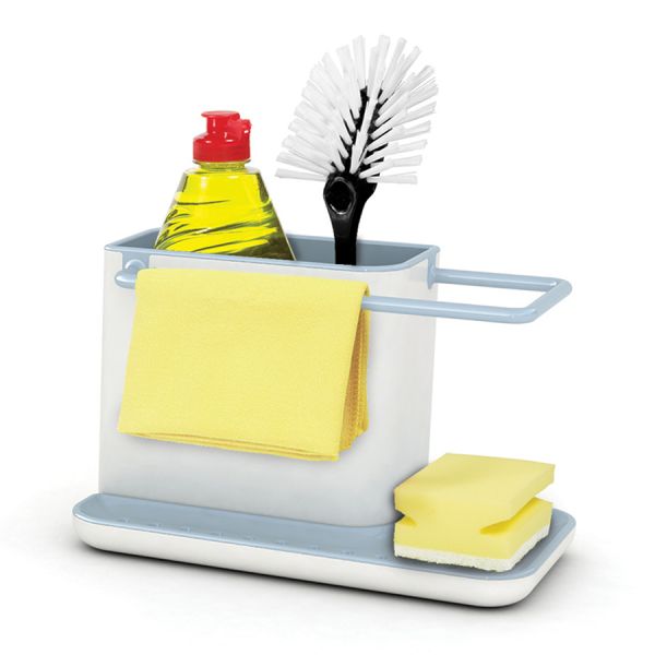 Органайзер для раковины Caddy™, 13,5х11,5х21 см, бело-голубой, Joseph Joseph, изображение 6