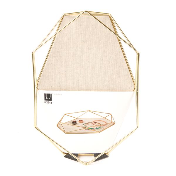 Органайзер-поднос для украшений PRISMA матовая латунь, Umbra, изображение 9