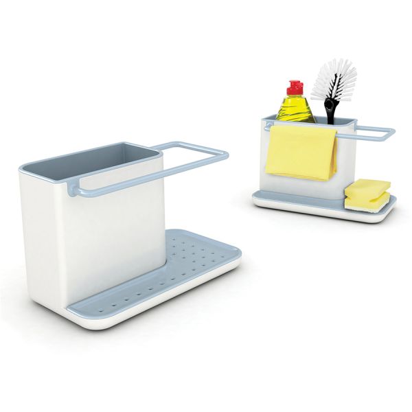 Органайзер для раковины Caddy™, 13,5х11,5х21 см, бело-голубой, Joseph Joseph, изображение 5
