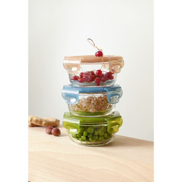 Набор контейнеров для запекания и хранения Smart Solutions Pastel, 3 шт., Smart Solutions, изображение 2