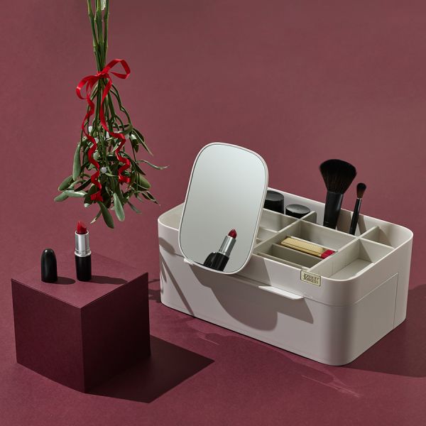Органайзер для косметики с выдвижным отсеком и съемным зеркалом Viva Large, Joseph Joseph, изображение 17
